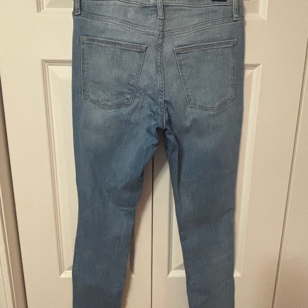 Blue Patchwork Jeans - image 2